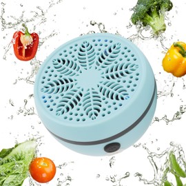 Portable Fruit & Vegetable Cleaner Machine - OH Purification Technology for Deep Cleaning Fruits,Vegetables,Meat,Tableware,Compact Design for Home & Kitchen Use (Sky Blue)