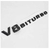 V8 Biturbo Lettering 3D Emblem Logo G63 S63 SL63 CL63