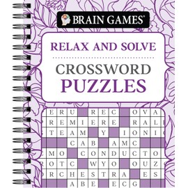 Brain Games - Relax and Solve: Crossword Puzzles (Pattern Cover)