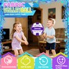 Asgzed Soft Light Volleyball-Soft&Quiet Fabric Indoor Volleyball Lightweight for Kids