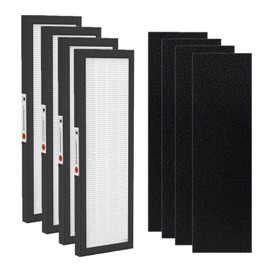 FLT4825 True Filter B Replacement with Activated Carbon Pre-Filters Compatible with Guardian Air Purifier AC4825 AC4300 AC4800 AC4900 AC4850