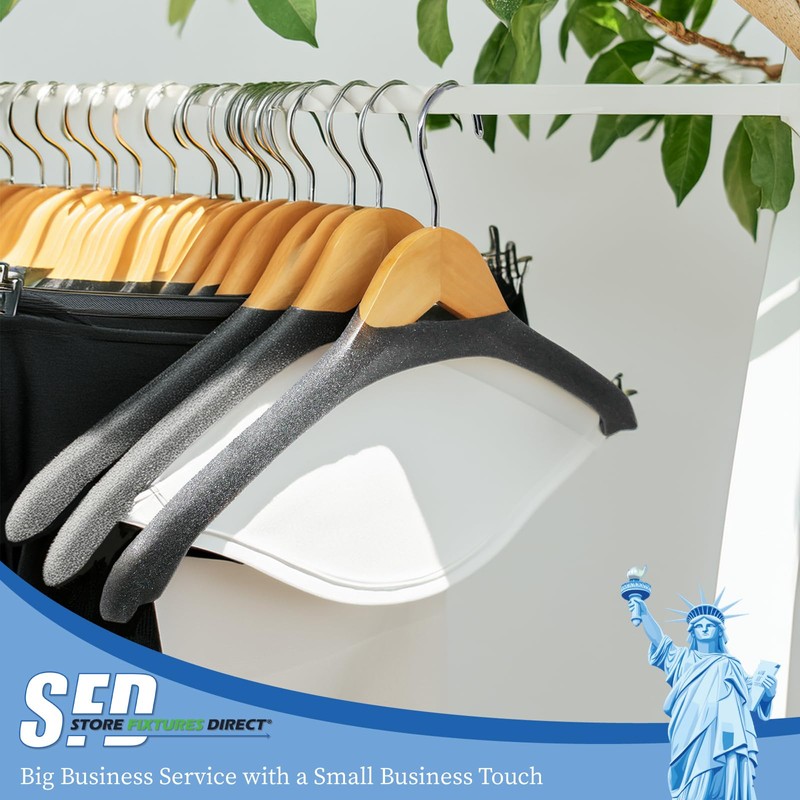 Foam Pad Hanger Covers, Charcoal Grey Foamies, 200 Pack