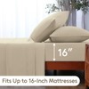 LONAVA Full Sheet Set 4 Pieces,Beige Ultra Soft & Breathable