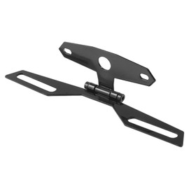 SCUARI Motorcycle License Plate Bracket,Car Accessories Adjustable Motorcycle License Plate Holder,Universal Fold License Plate Tail Light Mount Holder,Suitable for Most Scooter ATV Dirt Bike