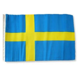 Sweden 12"x18" Sleeved Polyester Garden Flags