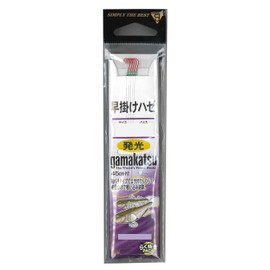 Gamakatsu Hayakake with yarn (red) 45cm 5 - Harris 0.6