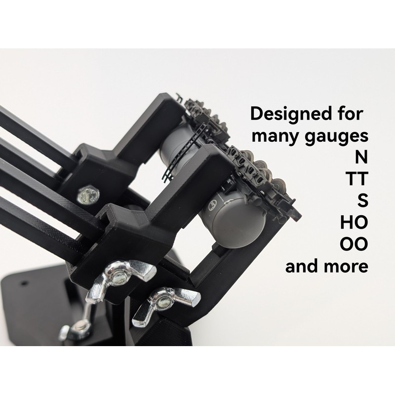 Brightstone Forge Model Train Servicing and Repair Stand. Adjustable. Gauge/Scale