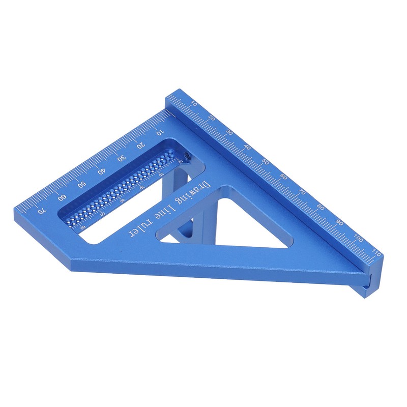 3D Multi Angle Measuring Ruler 45 90 Degree Aluminum Alloy