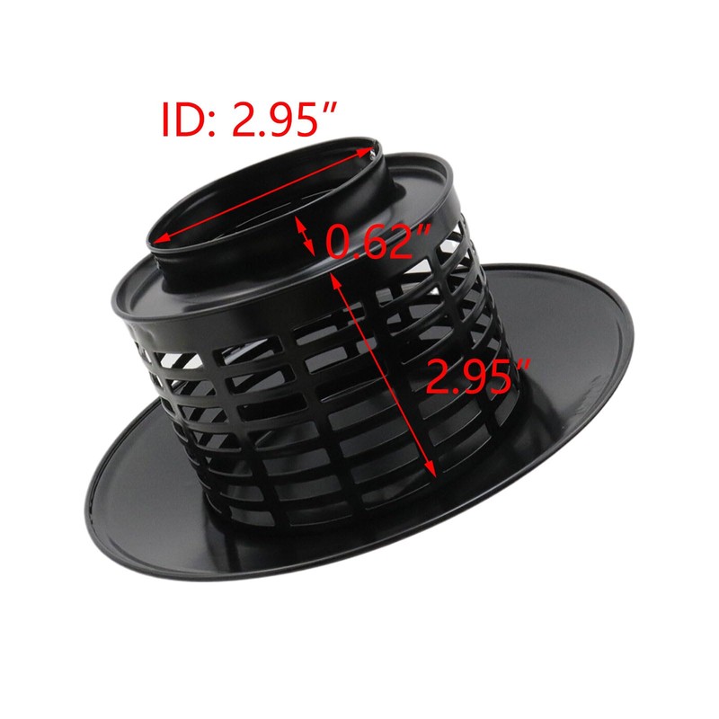 T Tulead Round Chimney Cap with Cone Top, 75mm/2.95" Stainless