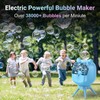 Rechargeable Bubble Machine for Toddlers Kids, Automatic-Rotating, 38000+ Big Bubbles/min,