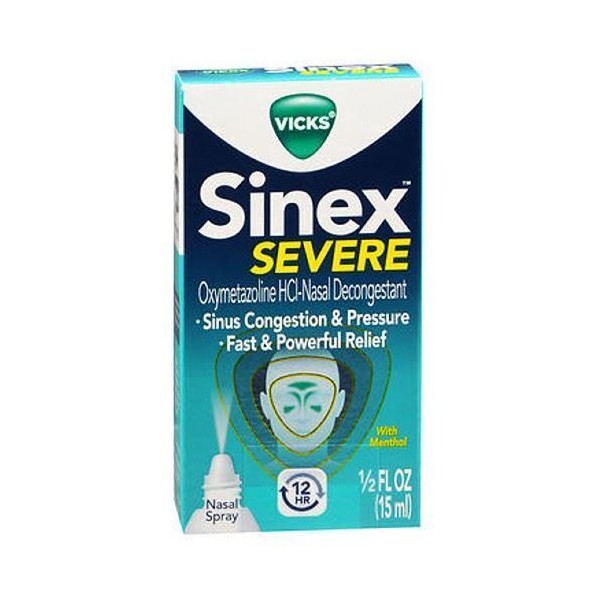 Sinex Severe Original Nasal Spray 0.5 Oz