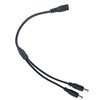 Litever Power Splitter, 2 Way, 1 Female Jack to 2