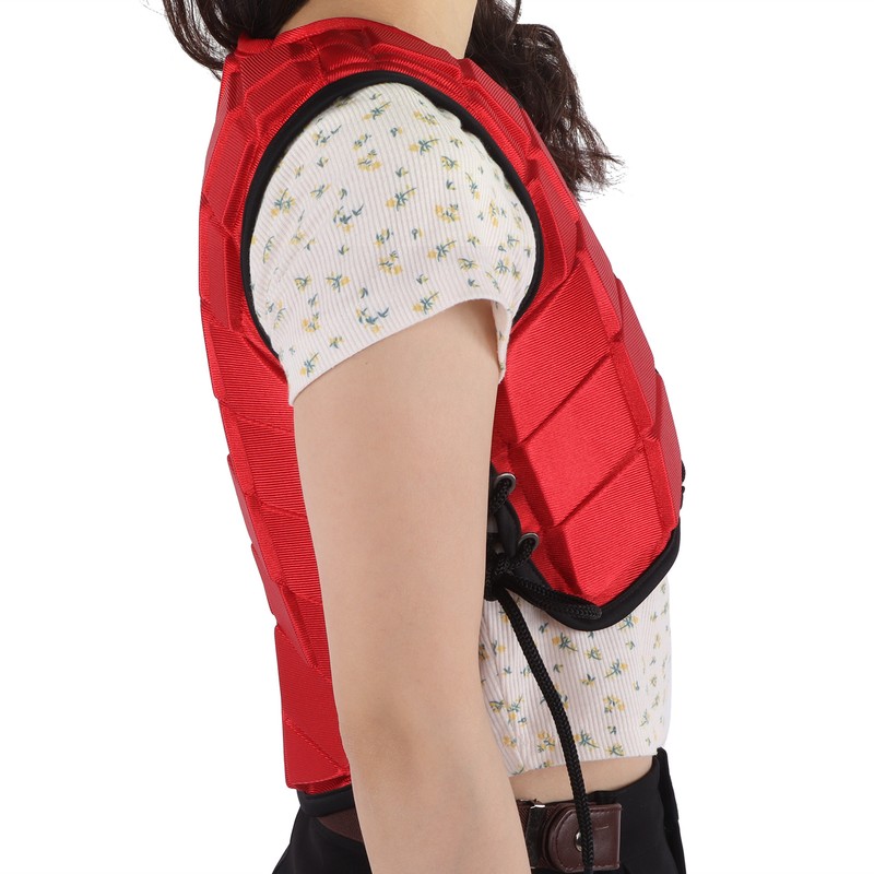 Kids Equestrian Vest Foam Padded Safety Horse Riding Protective Gear