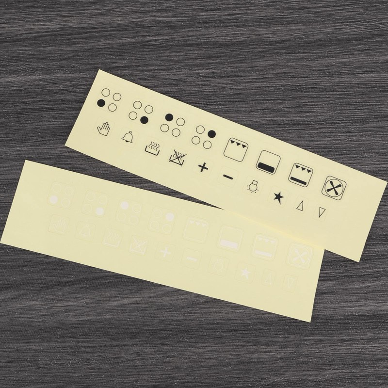 EMSea Pack of 4 Stove Stickers Oven Stickers Labels Markings