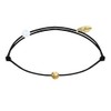 LES POULETTES BIJOUX - Bracelet Link Small Gold-Plated Pearl -
