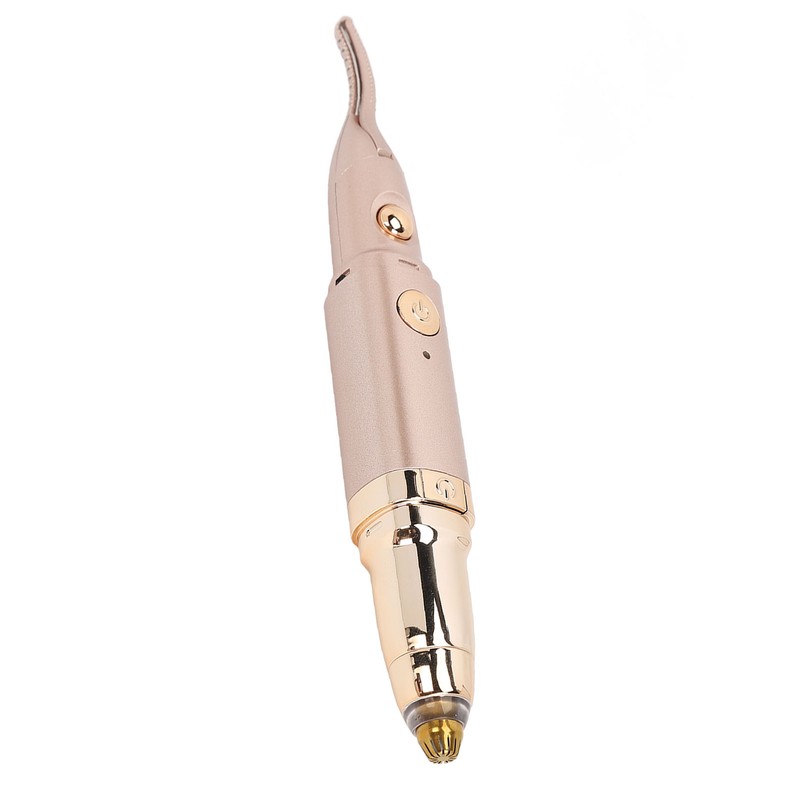 2 in 1 Heated Eyelash Curler Eyebrow Hair Remover Double