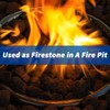 Calofulston 2"-4" Black Lava Rock, 10lbs Large Volcanic Lava Rock