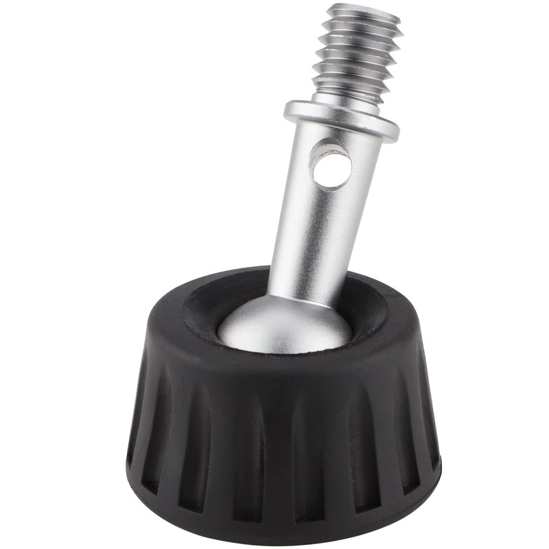 Anti-Slip Tripod Feet with Reinforcing Iron Ring and 3/8" Screw,for