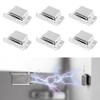 HonesaLoc Cabinet Magnets 6 Pack Thin Magnetic Door Catch Kitchen