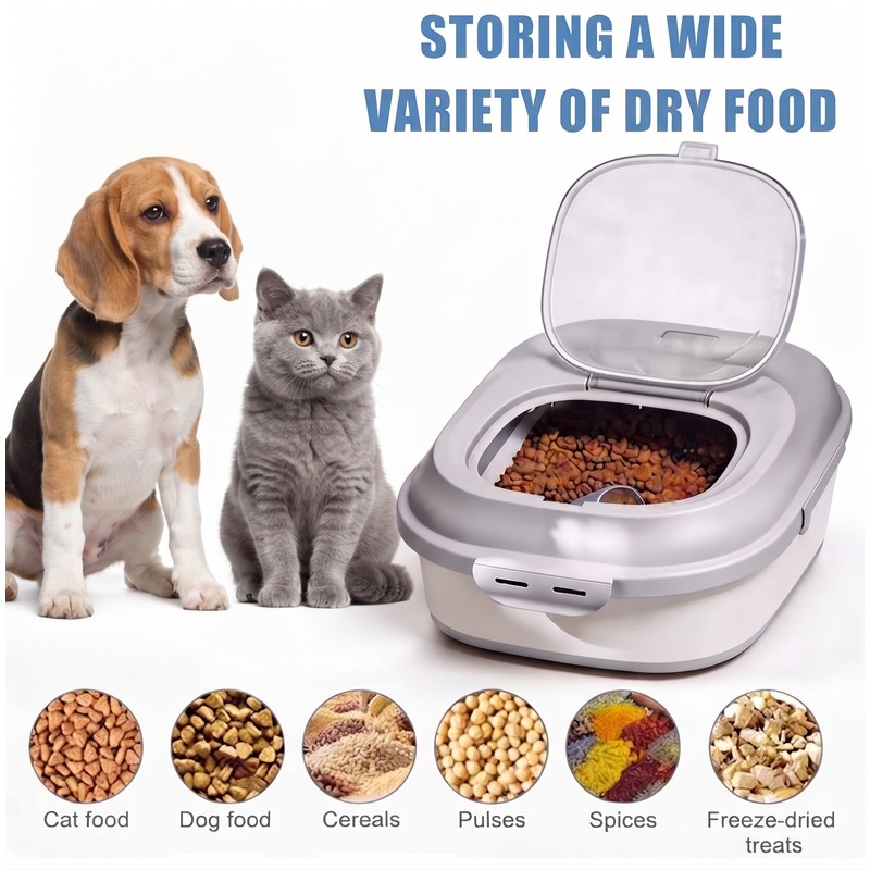 Collapsible Airtight Pet Food Storage Container – 20L Large Capacity