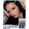 Manga Lash Clusters with Spikes Anime Eyelash Clusters for Baddie