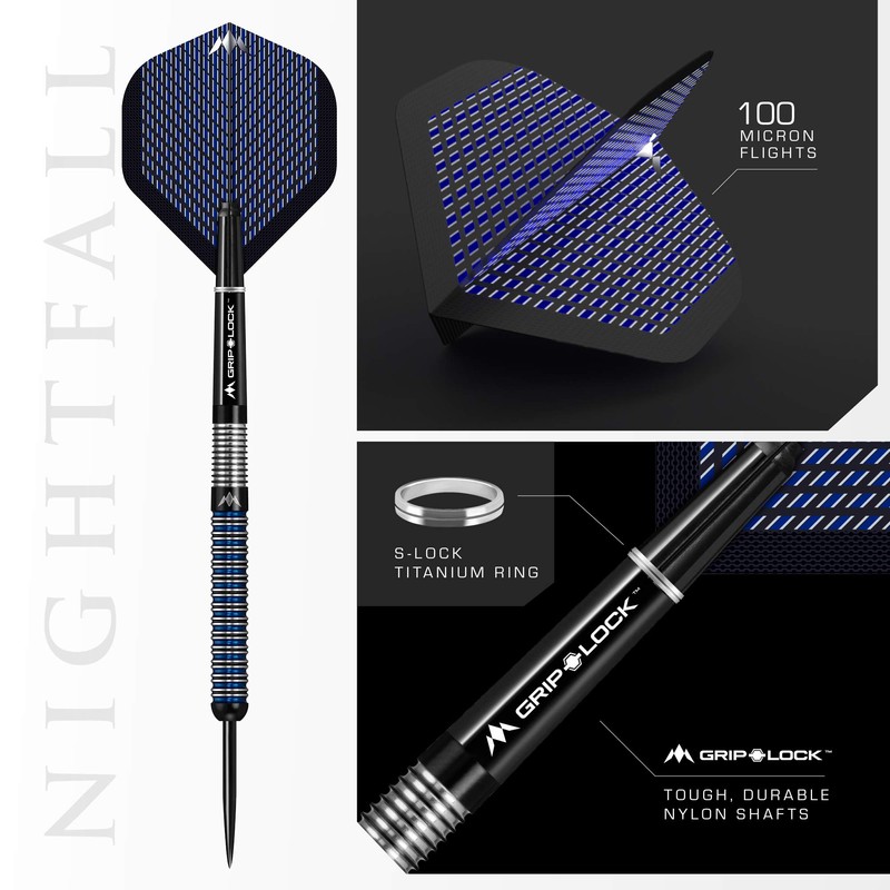 Mission Nightfall M1 90% Steel Darts 23 g