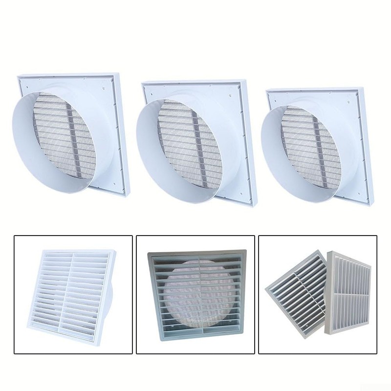 Wall Duct Ventilation Grille Plastic Grille Air Outlet Extractor Hood