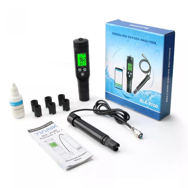Bluetooth Oxygen Detector Water Oxygen Meter Water Detector for Dissolved