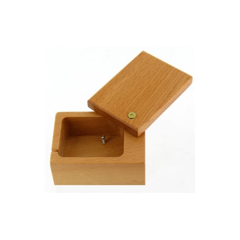 Lutèce Créations Small Lacquered Wooden Box for Hand Crank Musical