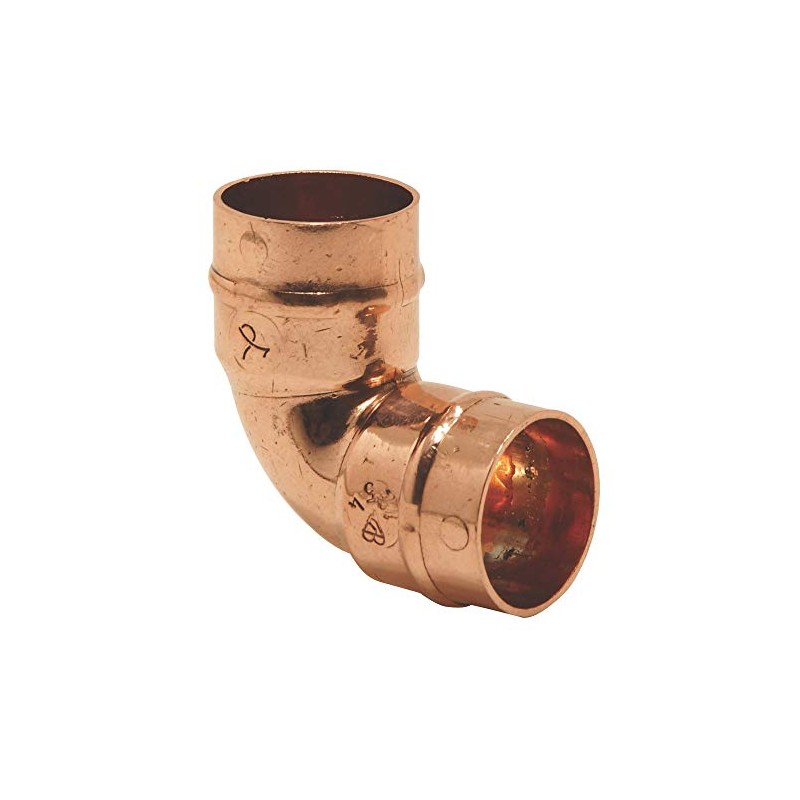Solder Ring 22mm 90 Degree Equal Elbows - Packs of