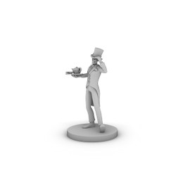 Skeleton Butler Tabletop DND Gaming Miniature