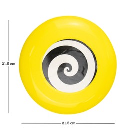 Lizzy Frisbee Flying Disc Easy to hold Outdoor Sports & Games for Kids and adults Suitable for all Levels of Play, Long and Stable Flights (Blue)