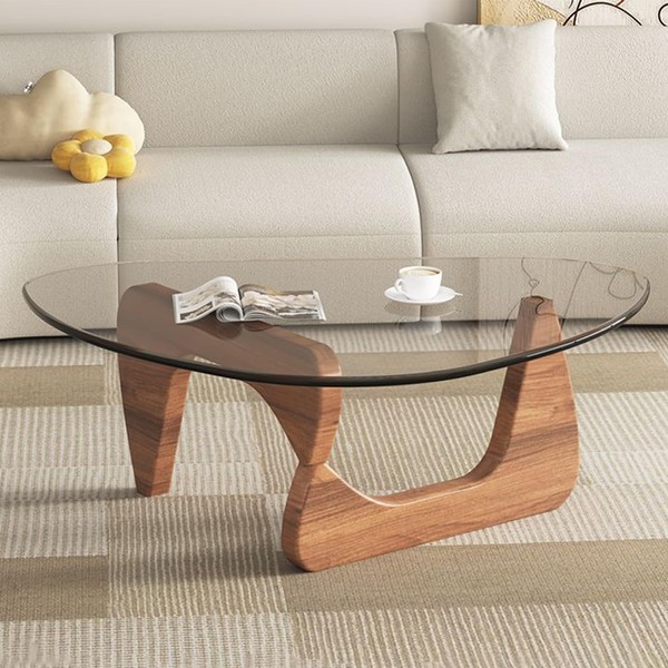 Coffee Tables for Living Room - Triangle Glass Coffee Table