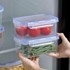 4 pcs Plastic Food Storage Containers With Lids Airtight, Portable