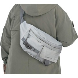 Riñonera grande de talla grande para hombres y mujeres, impermeable, bandolera
