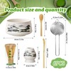Simsky Matcha set, Japanisches Tee-Set, Matcha-Schale, Schaufel, Sieb, Matcha-Besenhalter, Matcha-Besenständer,