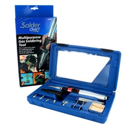 Soldercraft Multi-Purpose Gas Soldering Tool Set,Black/Grey