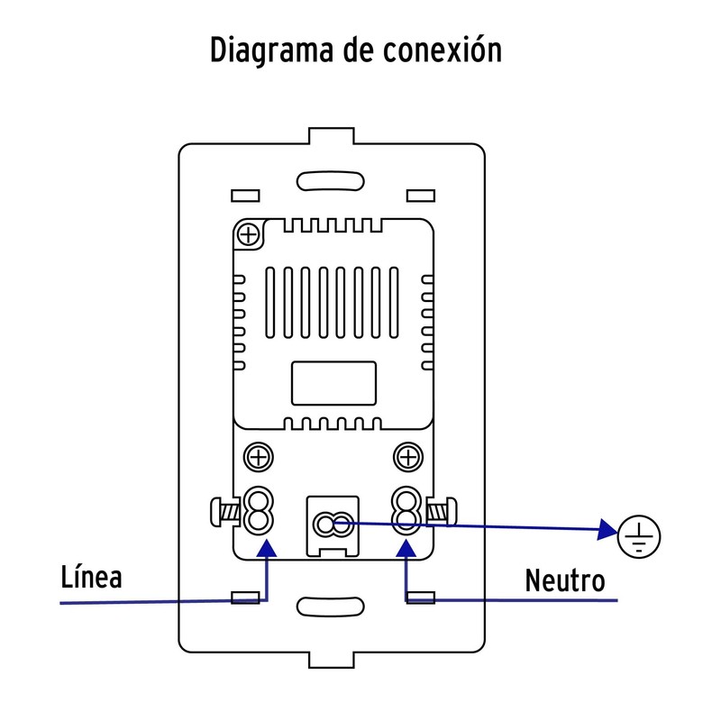 Volteck COUSB-OB, Contacto 2 polos + tierra con 2 puertos