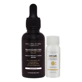 Ácido Tranexámico 10% manchas rebeldes paño melasma para todo tipo de piel Nuestra Tierra Cosmetica