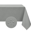 Softalker Grey large Table Cloths Wipe Clean 137x274 CM Table
