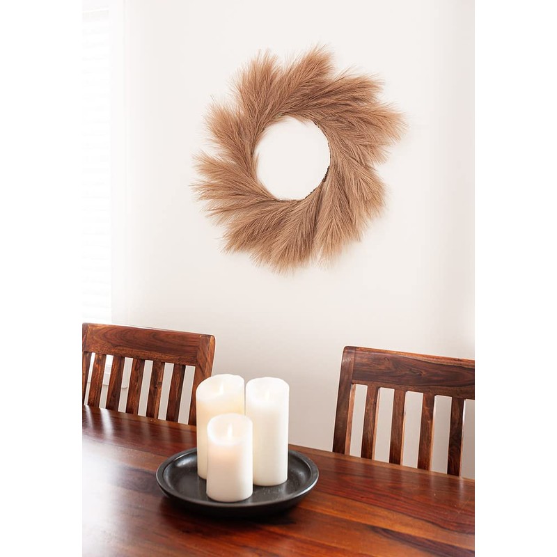 Faux Pampas Wreath