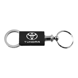 Au-TOMOTIVE GOLD Anodized Aluminum Valet Keychain for Toyota Tundra (Black)