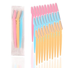 Set de Eyebrow Razor, 30 Piezas Perfiladores de Cejas, Multiusos Maquinilla de Afeitar Ceja con Cubierta para Mujeres, Maquinilla de Ceja Afeitadora Precisión para Depilación Facial