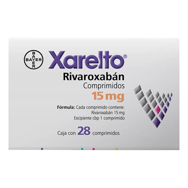 Bayer Xarelto Rivaroxaban 15 Mg 28 Comprimidos