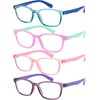 Gafas de bloqueo de luz azul para niños, protección UV,