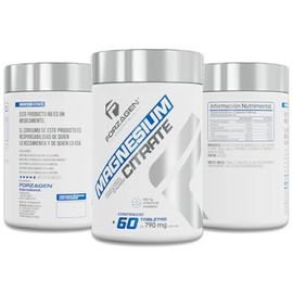 Forzagen  Suplemento Alimenticio Magnesium  500 mg de Citrato de Magnesio  30 Servicios  Aliado para el Sueo  Salud Integral  Suplemento Natural  60  