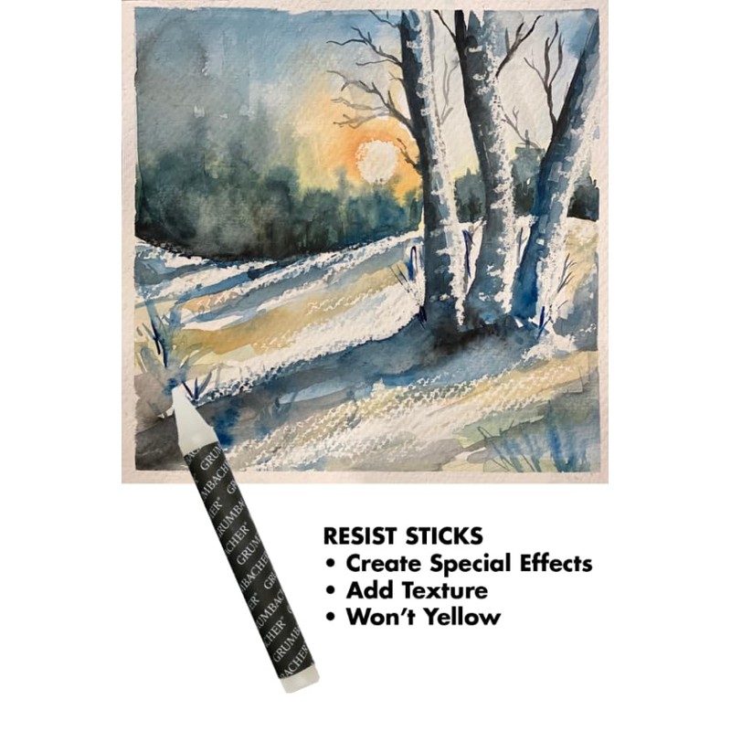 Grumbacher Resist Sticks, 2 Pack