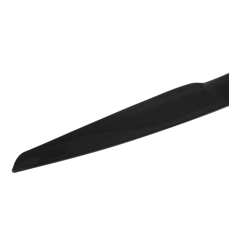 Rear Trunk Spoiler 113.5x7cm Rubber Black Universal Exterior Trim for