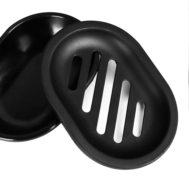 2-pack Soap Dish, Soap Holder, Soap Saver, Easy Cleaning, Dry,