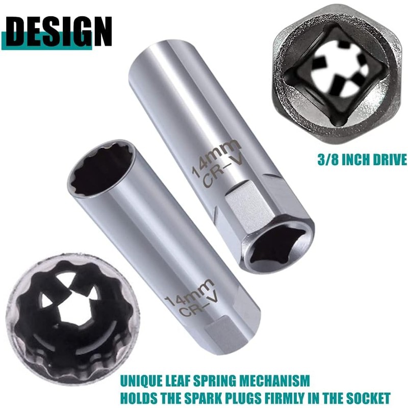 14mm Spark Plug Socket 12 Point Thin Wall Spark Plug